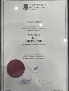 Dr Yossry Hanna master of medicine
